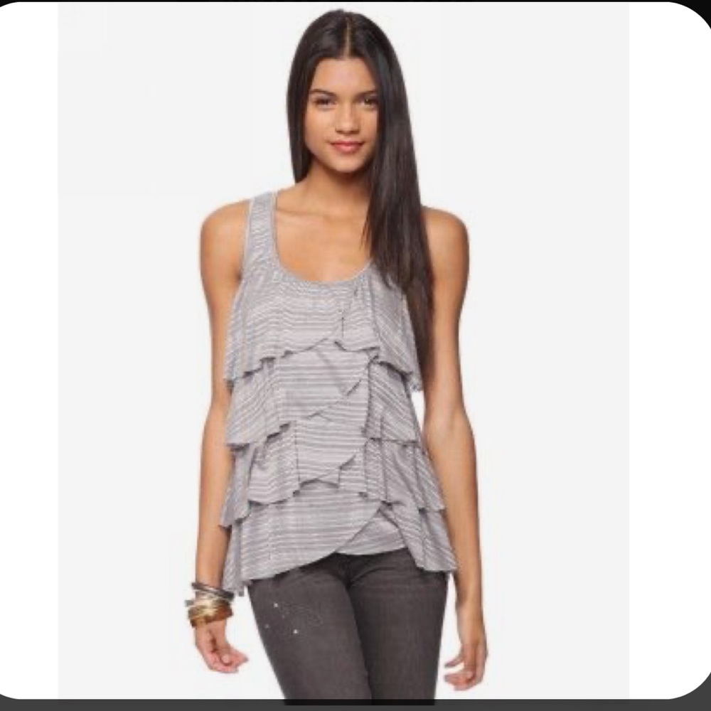 Forever 21 Layered Ruffle Tank Top - Picture 2 of 5